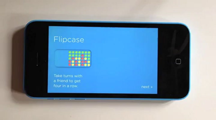 Flipcase lapp per giocare a Forza 4 con la cover di iPhone 5c