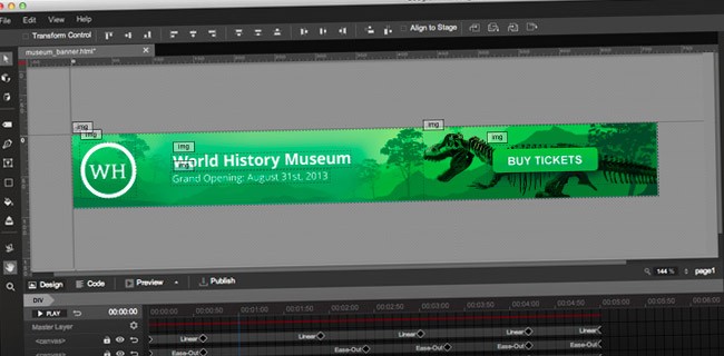 Google Web Designer beta in download gratuito