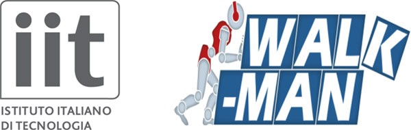 Il logo dell'Istituto Italiano di Tecnologia, insieme a quello del progetto WALK-MAN