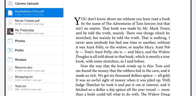 Dropbox per iOS 7, nuovo look e supporto AirDrop