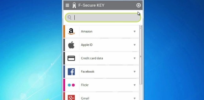 F-Secure KEY protegge tutte le password