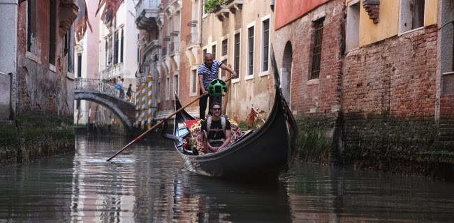 Street View in gondola a Venezia