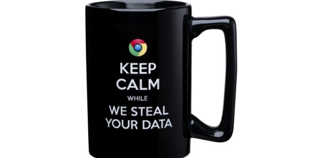 Microsoft vende t-shirt e tazze Scroogled (up.)