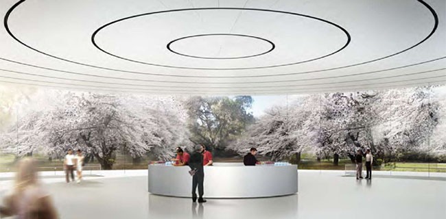 Campus di Cupertino: i nuovi rendering