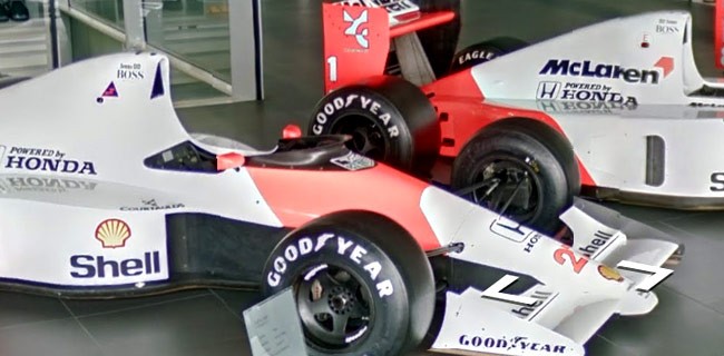 Street View nel McLaren Technology Centre