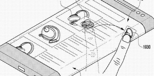 Samsung, un brevetto per i 