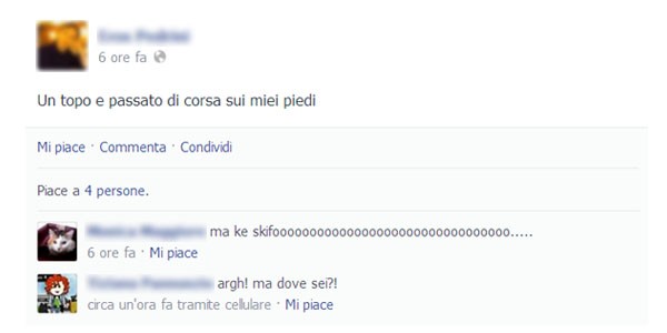 Uno dei messaggi della catena che gira da qualche ora su Facebook: chi clicca "mi piace" riceve per messaggio privato la spiegazione.