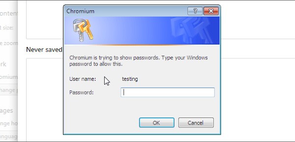 Chrome migliora la sicurezza nella visualizzazione di username e password