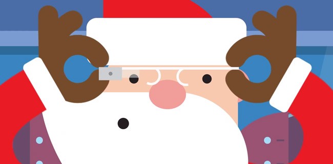 Anche Babbo Natale usa Google Glass