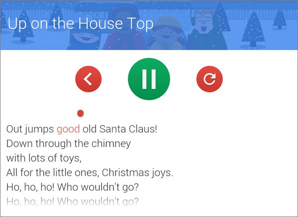 L'easter egg di Google Now "Let's go caroling" con i canti di Natale