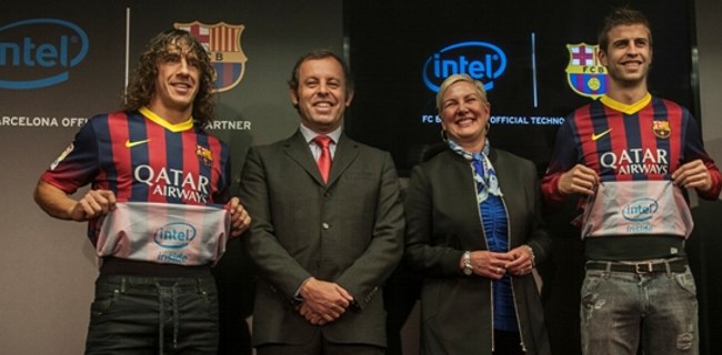 FC Barcellona, il tiqui-taca è Intel Inside