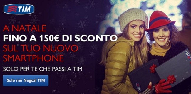 150€ di sconto su smartphone per chi passa a TIM