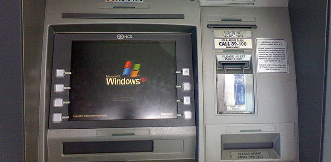 Windows XP, attenti ai Bancomat