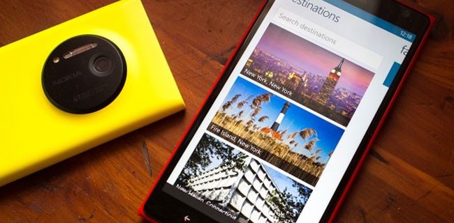 Microsoft rilascia Bing Viaggi beta per WP8