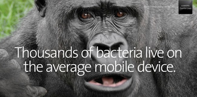 Corning presenta i Gorilla Glass anti-batteri