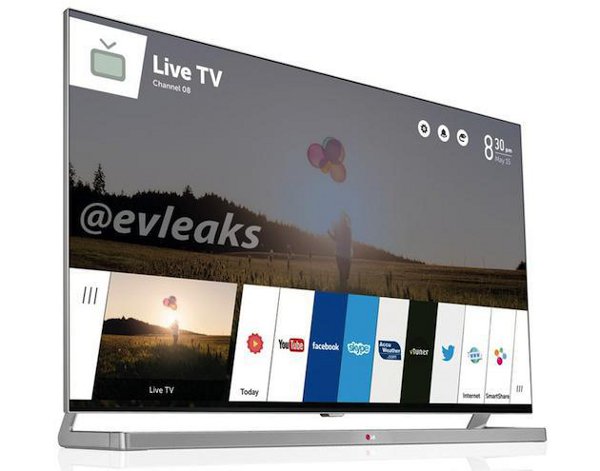 La prima immagine dalla Smart TV LG con webOS