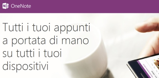 Microsoft aggiorna il sito OneNote.com