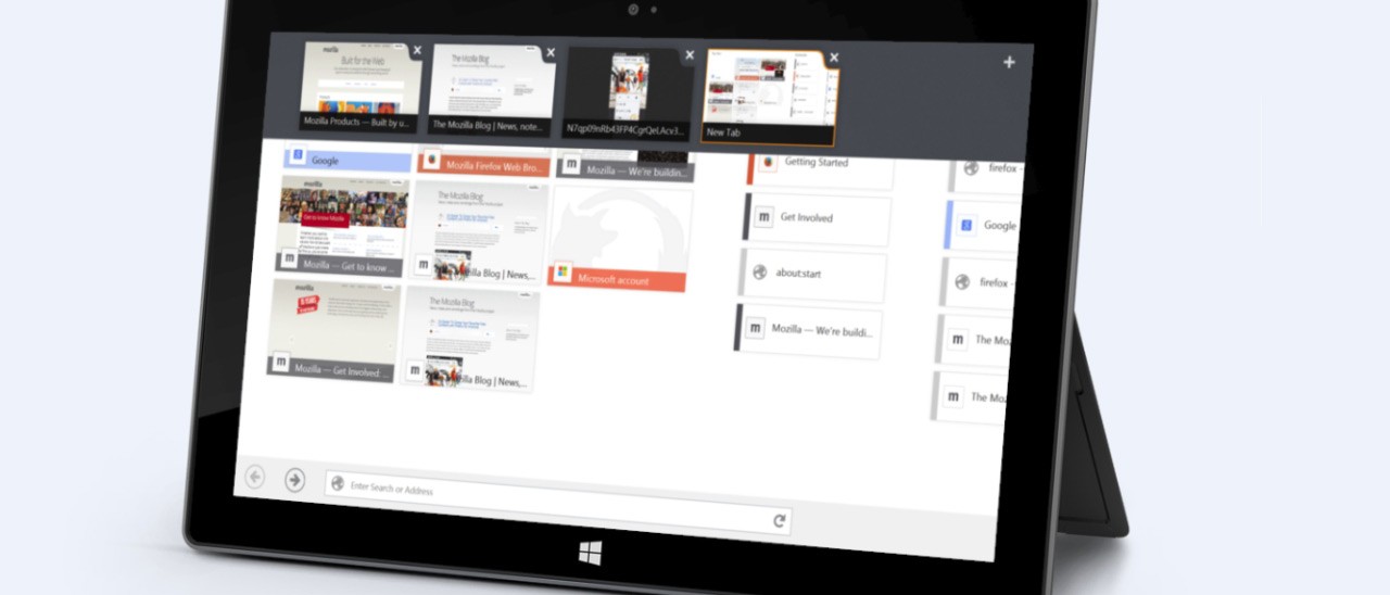 Mozilla rilascia Firefox per Windows 8 Touch Beta