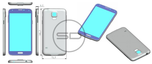 Samsung Galaxy S5, il possibile design