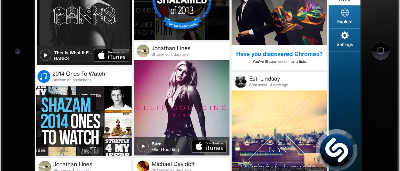 Shazam annuncia le nuove app per iOS e Android