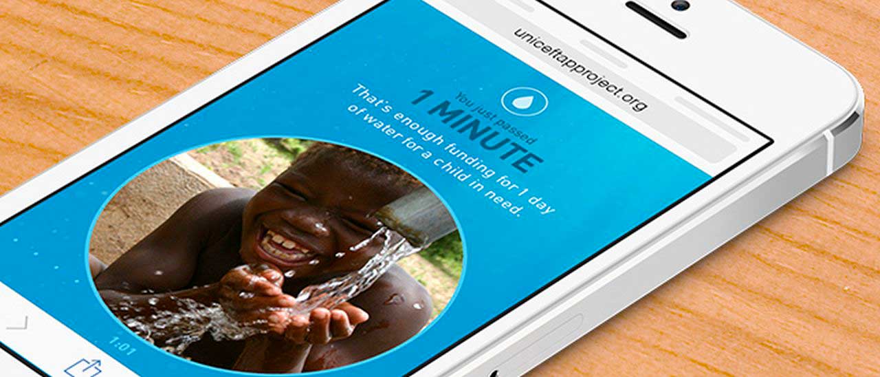 Dona un giorno di acqua con UNICEF Tap Project