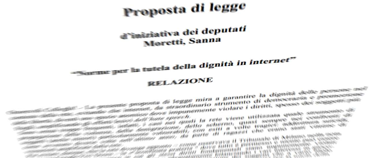 Legge Moretti: hate speech e molto altro