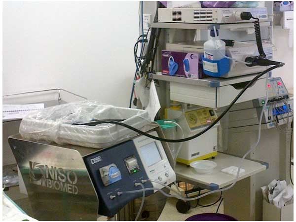 Il macchinario sviluppato dalla Niso biomed, vincitrice del premio Leonardo come startup dell'anno, consegnato dal Presidente Giorgio Napolitano. L'endofaster sfrutta la gastroscopia come primo screening per una valutazione dei fattori di rischio tumorali. Il medico viene così aiutato a escludere certi casi, oppure ad approfondire.