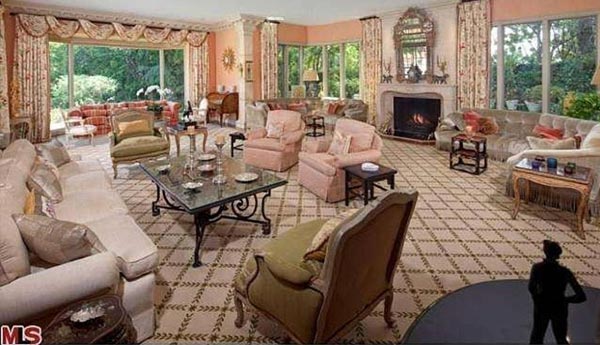 Una stanza della villa acquistata da Eric Schmidt a Hollywood