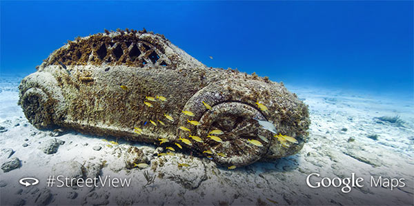 Nuove immagini sottomarine su Street View