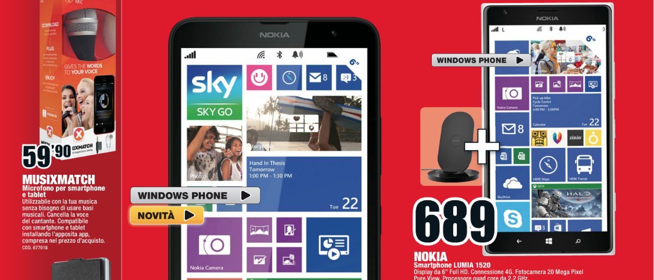 Mediaworld: Nokia Lumia 925 a 279 euro