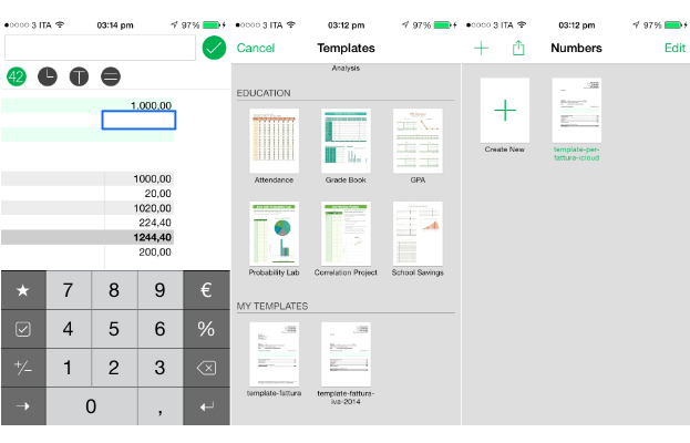 App iPhone per fare fatture: ecco come utilizzare Numbers