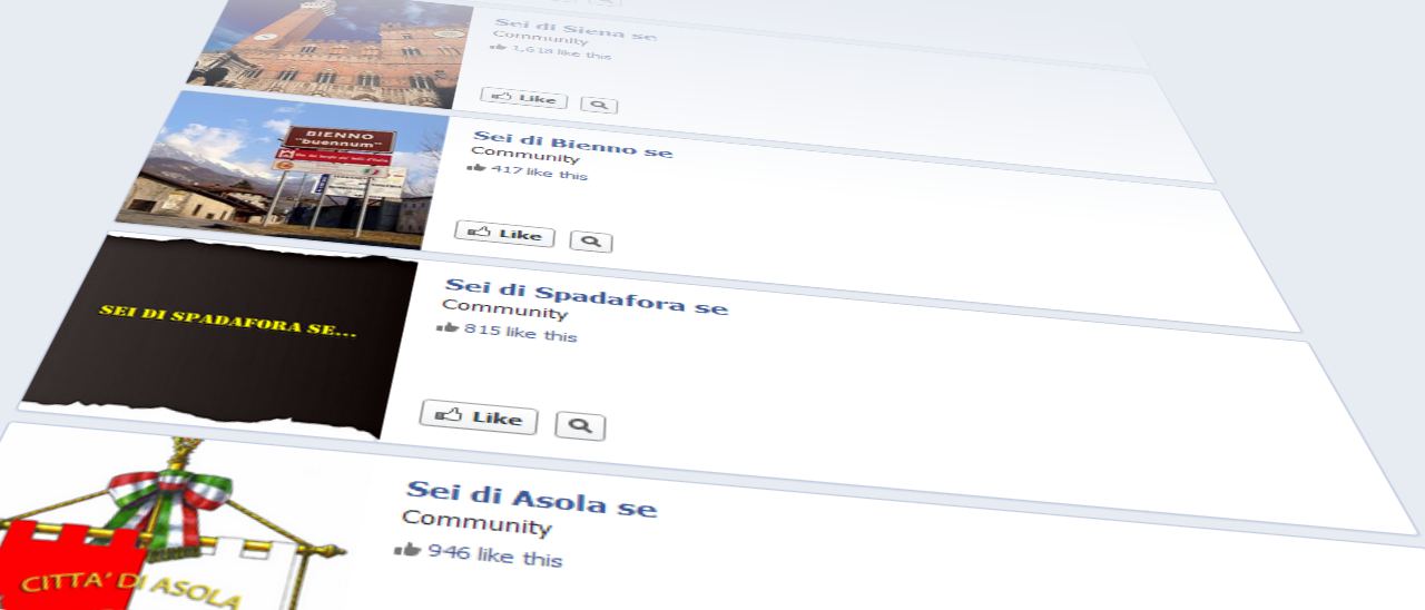 Sei di... se: l'Italia su Facebook