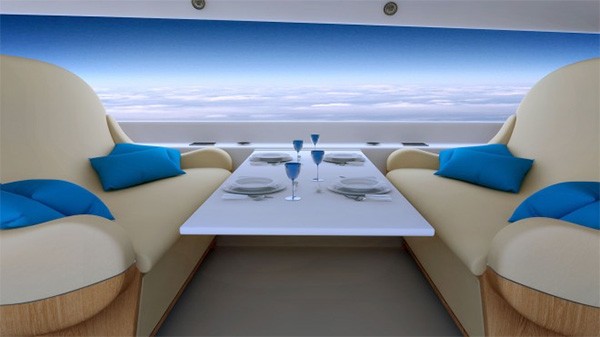 Gli interni del jet supersonico S-512 di Spike Aerospace