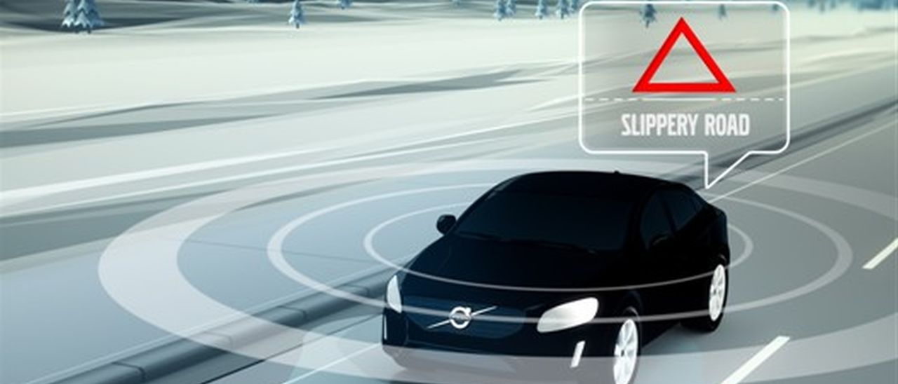 Volvo: le connected car rilevano il ghiaccio