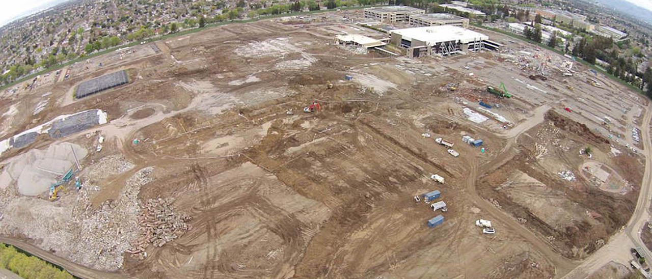 Campus di Cupertino: demolizioni completate