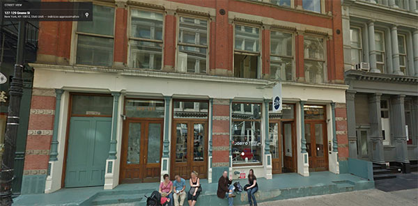 La possibile location del primo Google Store a Manhattan, nel quartiere SoHo