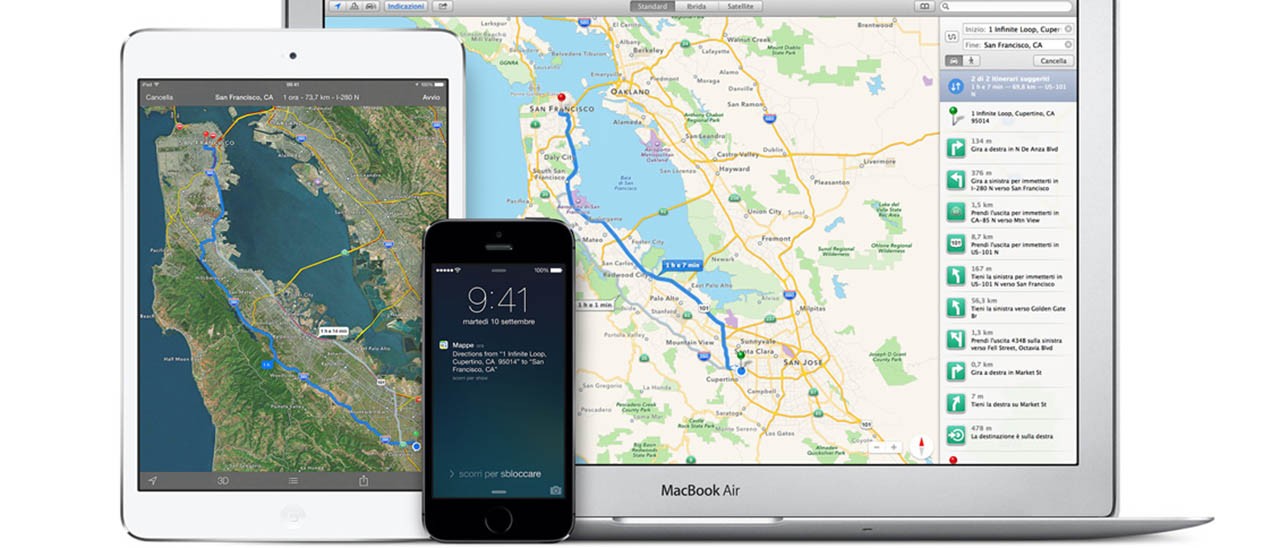 Mappe di iOS 8: traffico real time e molto altro