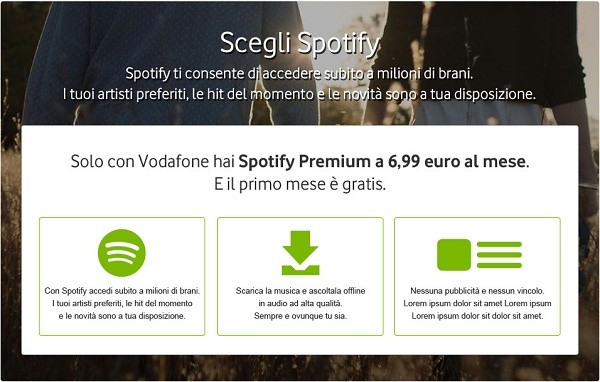 Scegli Spotify