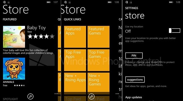 Windows Phone Store