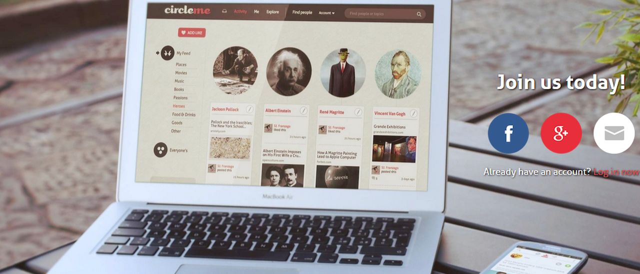 CircleMe su Android parla in italiano