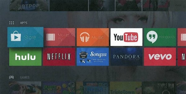 L'interfaccia dell'Android TV trapelata nel documento Google
