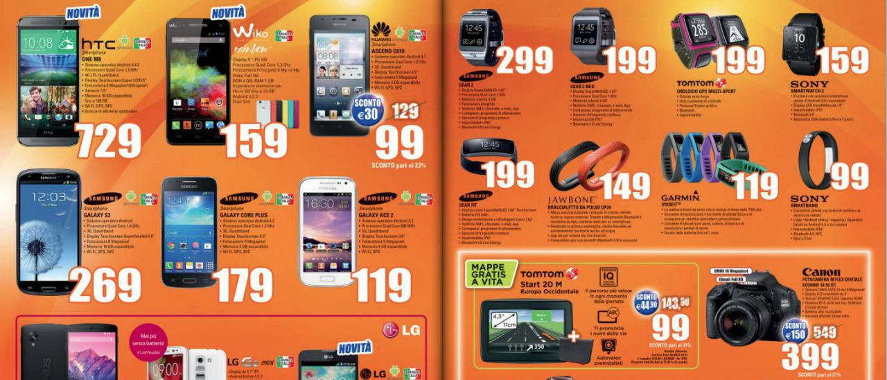 Volantino Marcopolo Expert: arriva l'HTC One (M8)