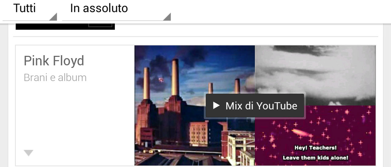 YouTube Mix disponibile anche su Android