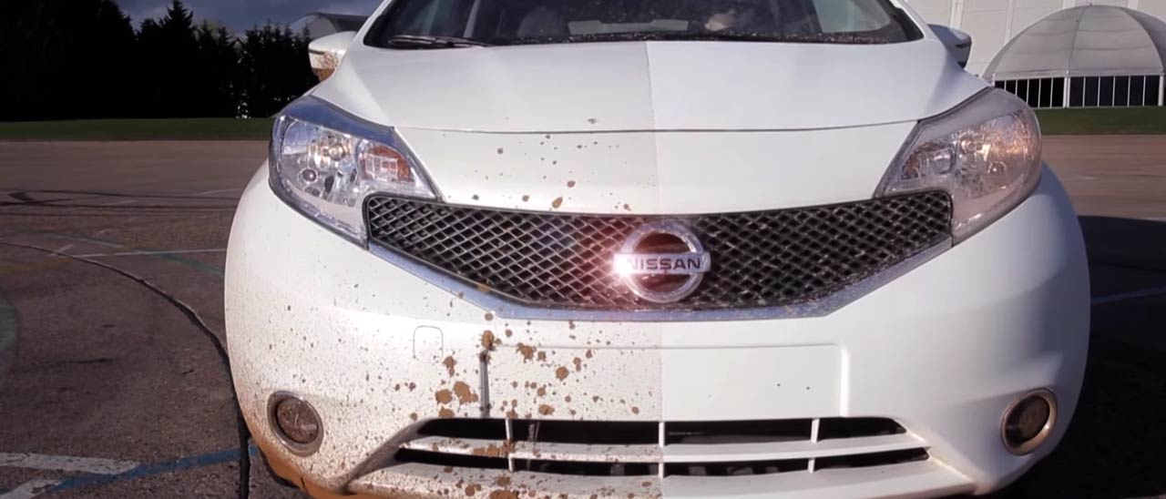 Da Nissan l'automobile che non si sporca mai