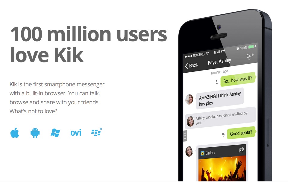 Kik messenger: ecco perché tuo figlio non dovrebbe usare quest'app
