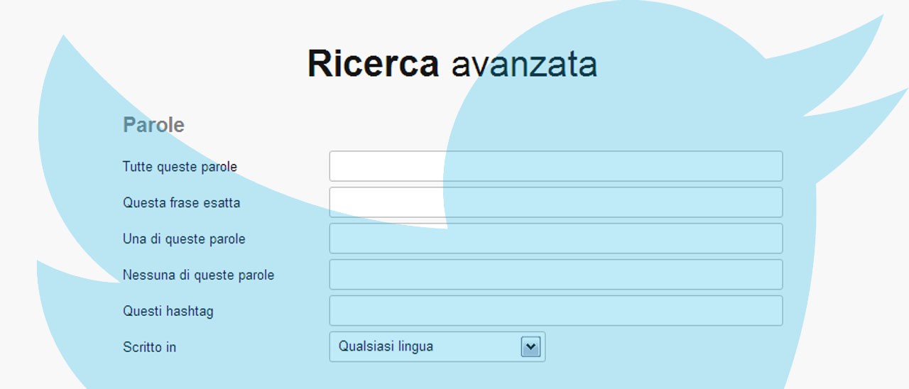 Twitter: come usare la ricerca avanzata