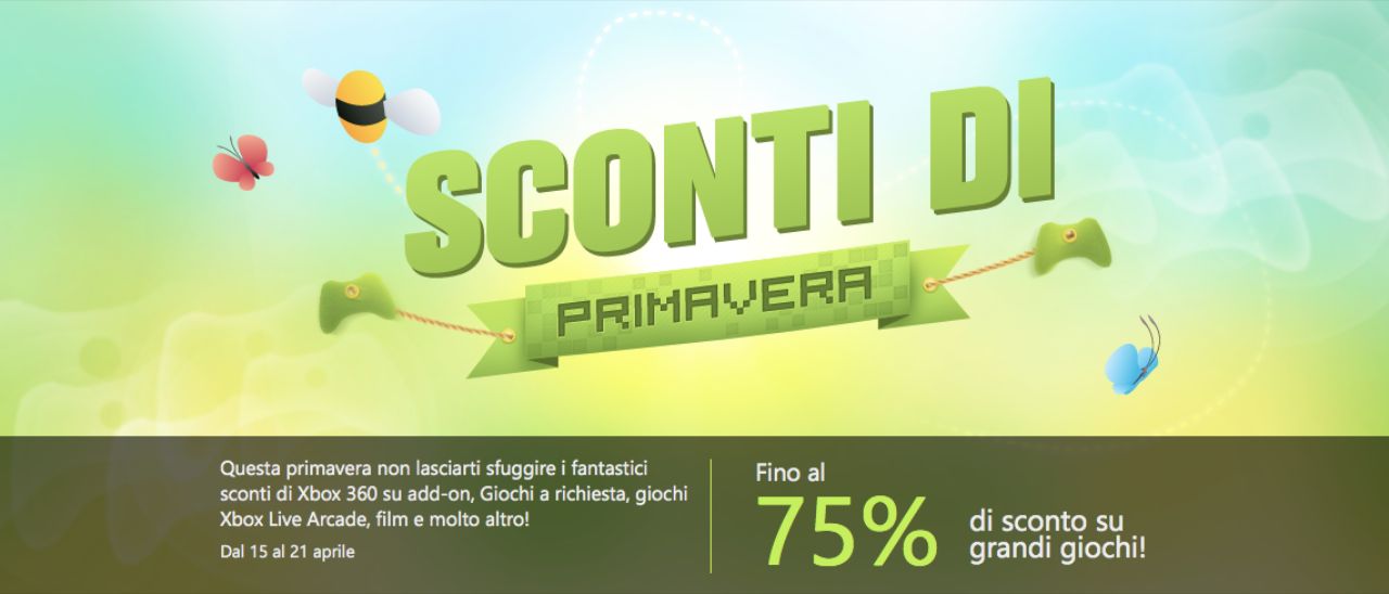 Sconti di primavera su Xbox Live