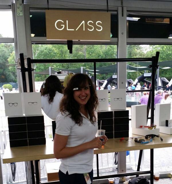 Lo stand Google al The Players Championship per i Google Glass