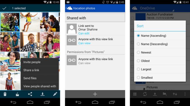 OneDrive per Android