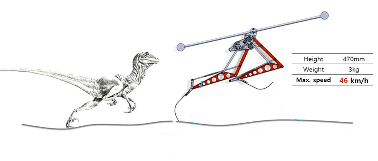 Raptor, il robot bipede che corre a 46 Km/h